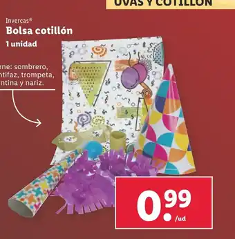 Lidl Bolsa cotillón oferta