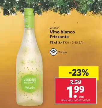 Lidl Vino blanco Frizzante oferta