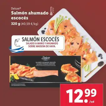 Lidl Salmón ahumado escocés oferta