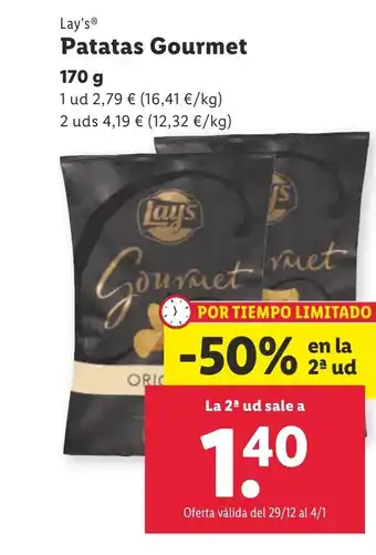 Lidl Patatas Gourmet oferta