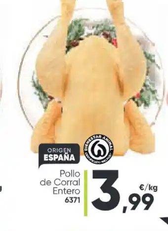Family Cash Pollo de Corral Entero 6371 oferta