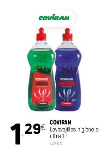 Coviran Coviran Lavavajillas higiene o ultra 1 L oferta
