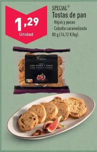 ALDI Tostas de pan oferta