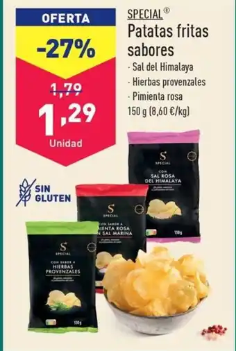 ALDI Patatas fritas sabores oferta