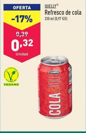 ALDI Refresco de cola oferta
