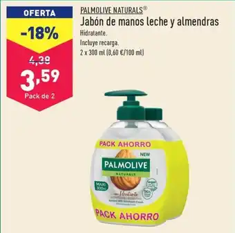 ALDI Jabón de manos leche y almendras oferta