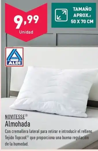 ALDI NOVITESSEⓇ Almohada oferta