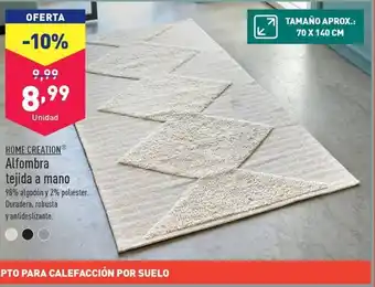 ALDI HOME CREATIONⓇ Alfombra tejida a mano oferta