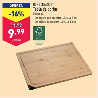 ALDI Tabla de cortar oferta