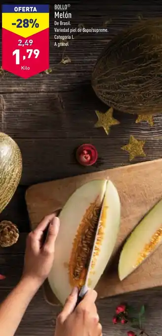 ALDI Melón oferta