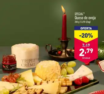 ALDI Queso de oveja oferta