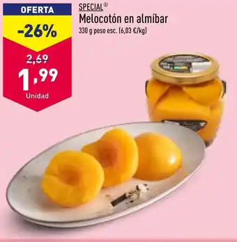ALDI Melocotón en almíbar oferta