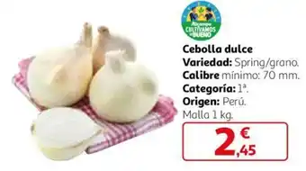 Alcampo Cebolla dulce oferta