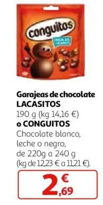 Garajeas de chocolate LACASITOS