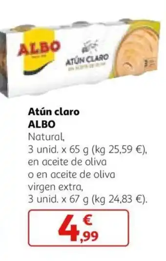 Alcampo Atún claro ALBO oferta