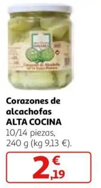 Alcampo Corazones de alcachofas ALTA COCINA oferta