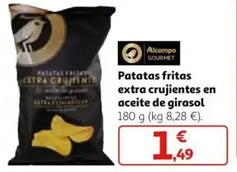 Alcampo Patatas fritas extra crujientes en aceite de girasol oferta
