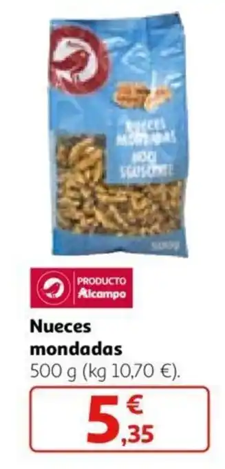 Alcampo Nueces mondadas oferta