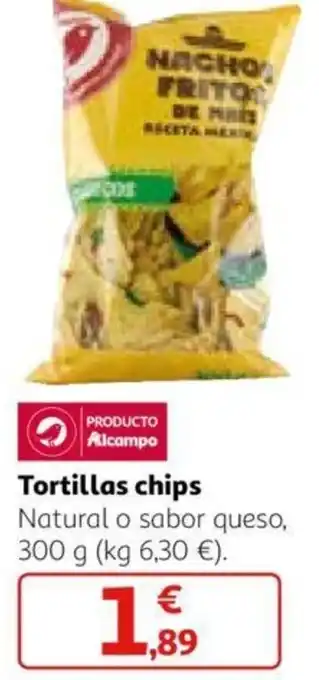 Alcampo Tortillas chips oferta