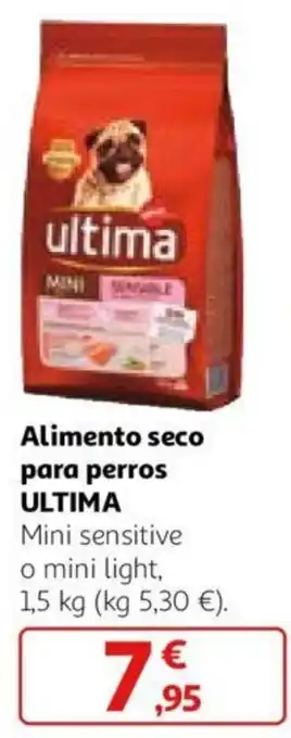 Alcampo Alimento seco para perros ULTIMA oferta