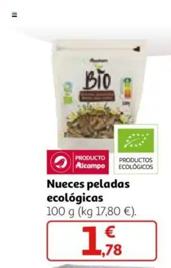 Alcampo Nueces peladas ecológicas oferta