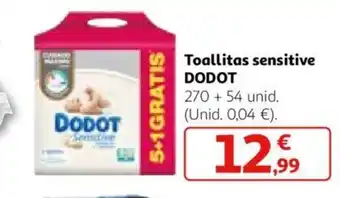 Alcampo Toallitas sensitive DODOT oferta