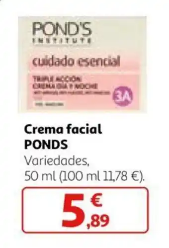 Alcampo Crema facial PONDS oferta
