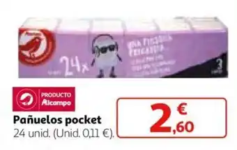 Alcampo Pañuelos pocket oferta
