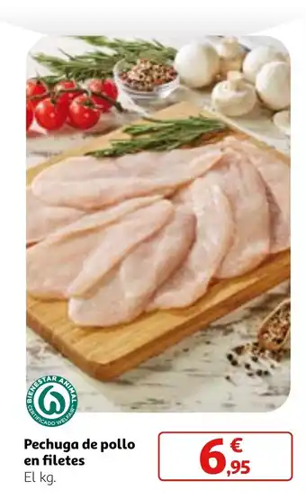 Alcampo Pechuga de pollo en filetes oferta