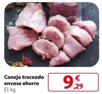 Alcampo Conejo troceado envase ahorro oferta