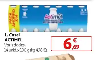 Alcampo L. Casei ACTIMEL oferta