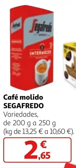 Alcampo Café molido SEGAFREDO oferta