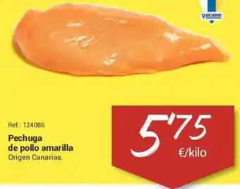 Makro Pechuga de pollo amarilla Origen Canarias. oferta