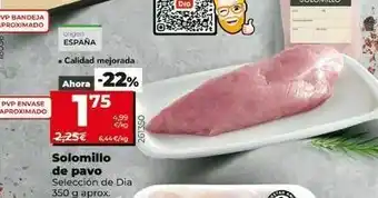 Dia Solomillo de pavo dia oferta