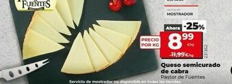 Maxi Dia Queso semicurado pastor de fuentes oferta