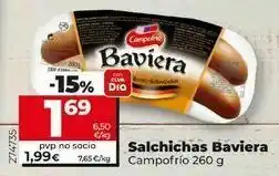 Maxi Dia Salchichas campofrío oferta