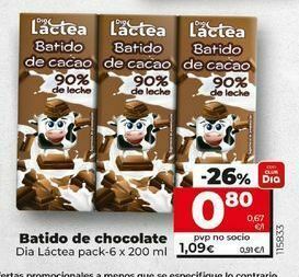 Dia Batido de chocolate oferta