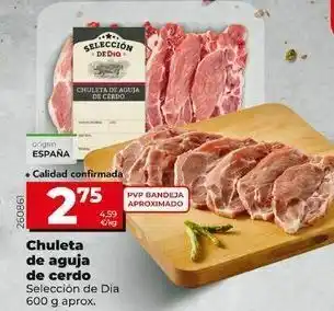 Chuletas de cerdo dia