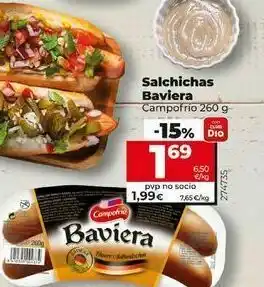 Dia Fresh Salchichas campofrío oferta