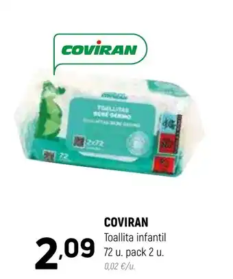 Coviran COVIRAN Toallita infantil 72 u.. oferta