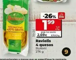 Dia Fresh Raviolis buitoni oferta