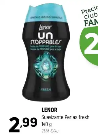 Coviran LENOR Suavizante Perlas fresh 140 g oferta