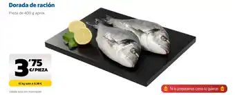 AhorraMas Dorada de ración oferta