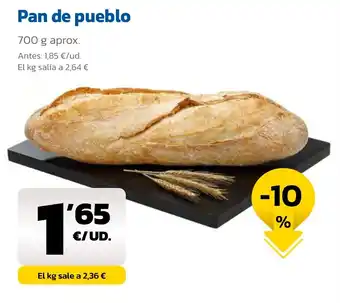 AhorraMas Pan de pueblo oferta