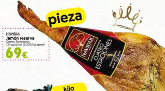 Hiper Usera NAVIDUL Jamón reserva oferta