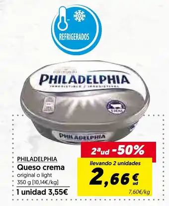 Hiper Usera PHILADELPHIA Queso crema oferta