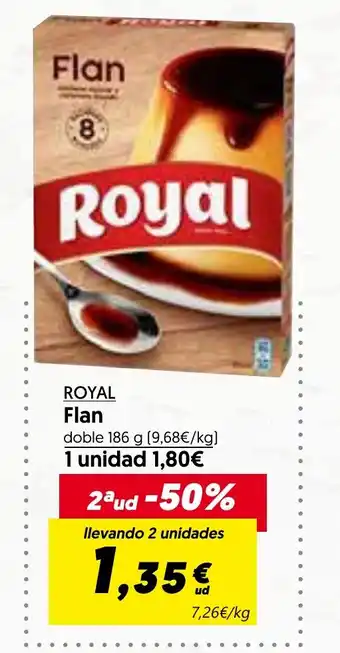 Hiper Usera ROYAL Flan oferta