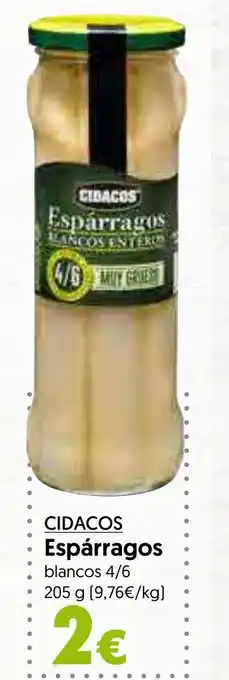 Hiper Usera CIDACOS Espárragos oferta