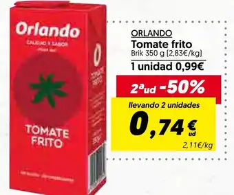Hiper Usera ORLANDO Tomate frito oferta