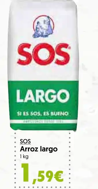 Hiper Usera SOS Arroz largo 1 kg oferta